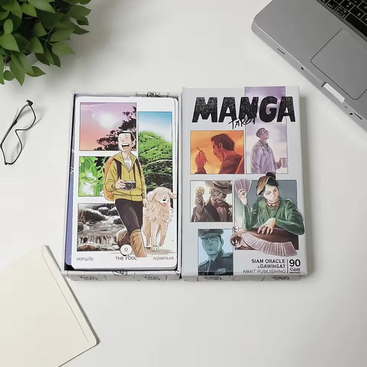 Manga Tarot 12*7cm in Rigid Box 90 Pcs Cards