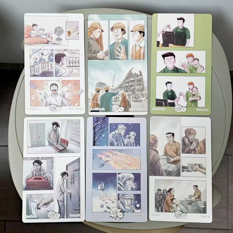 Manga Tarot 12*7cm in Rigid Box 90 Pcs Cards
