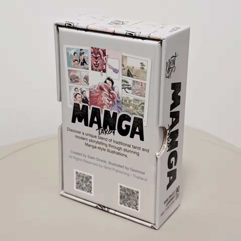 Manga Tarot 12*7cm in Rigid Box 90 Pcs Cards