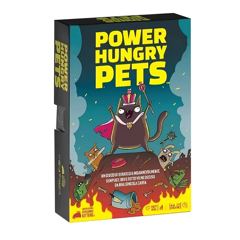 Power Hungry Pets Exploding Kittens Card Game