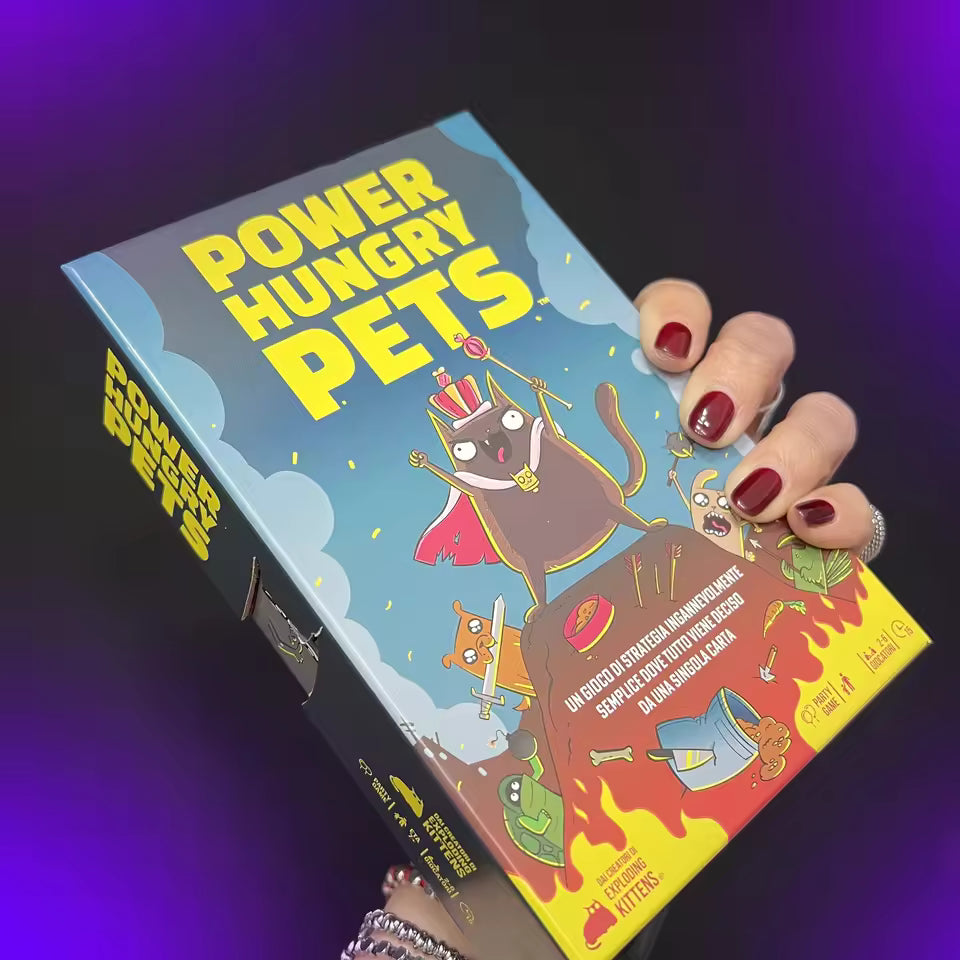 Power Hungry Pets Exploding Kittens Card Game